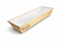 Sarginnenausstattung, Microfaser weiss matt, 100x280cm