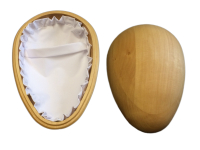 Kindersarg in "Eiform", Linde natur, 60 cm
