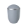 PURE BIO-LEHM Urne taubenblau silber
