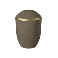 PURE BIO-LEHM Urne teak gold
