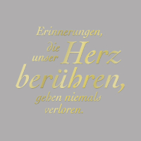 Spr&uuml;che in Gold f&uuml;r Keramikurnen F&E -...