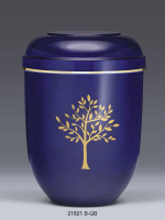 Biourne Kobalt-Blau, mit gekl.Emblem Baum+GB