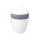 SEMI PURE BIO-LEHM Urne flieder