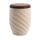 Tonurne Inspiration Creme mit Nuss-Deckel