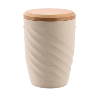 Tonurne Umdrehung Creme mit Apfel-Deckel
