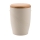 Tonurne Flechtband Creme mit Apfel-Deckel