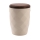 Tonurne Diamant Creme mit Nuss-Deckel