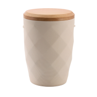Tonurne Diamant Creme mit Apfel-Deckel
