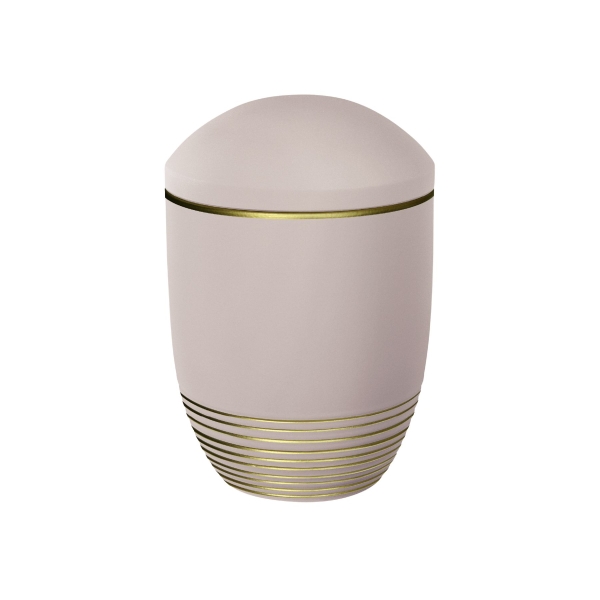 WAVE BIO-LEHM Urne altrosa gold