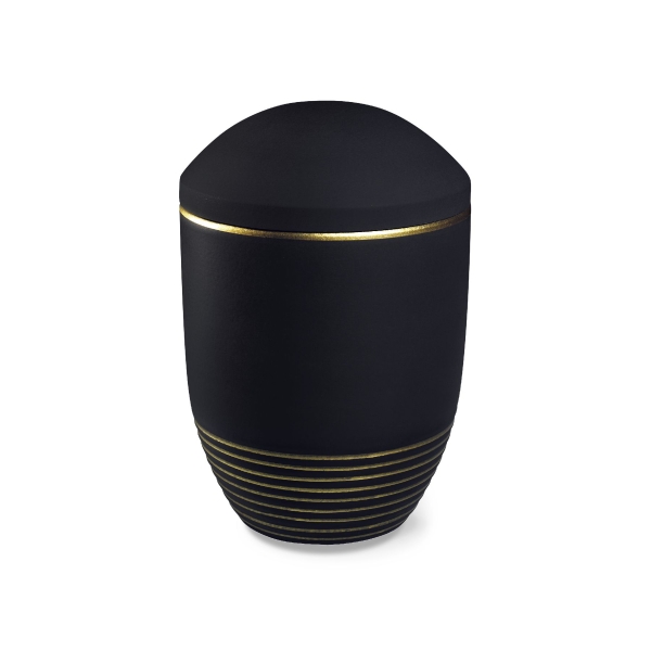 WAVE BIO-LEHM Urne basalt gold