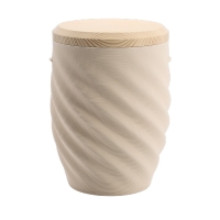 Tonurne Inspiration Creme mit Tannen-Deckel