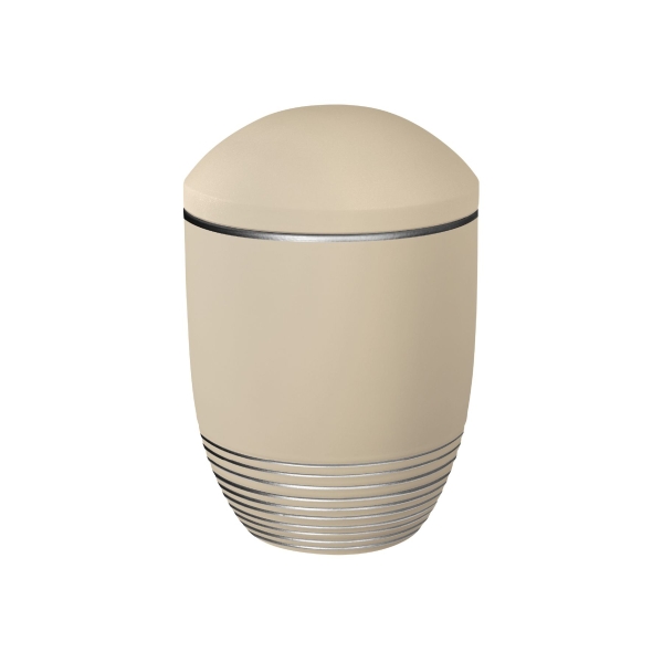 WAVE BIO-LEHM Urne cashmere silber