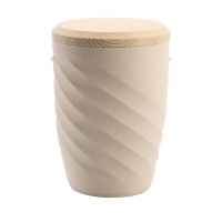 Tonurne Umdrehung Creme mit Tannen-Deckel