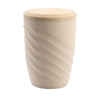 Tonurne Umdrehung Creme mit Tannen-Deckel