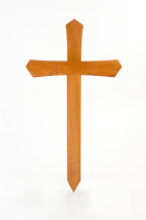 Eichengrabkreuz, abgerundete Kanten,  100x54x8 cm