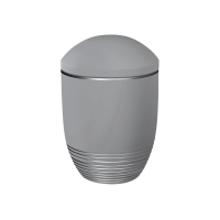 WAVE BIO-LEHM Urne flanell silber
