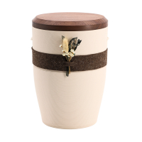 Tonurne Band der N&auml;he Creme mit Nuss-Deckel, inkl....