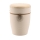 Tonurne Andenken Creme mitTannen-Deckel, inkl. Andenken Blume