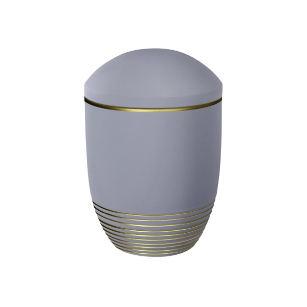 WAVE BIO-LEHM Urne flieder gold