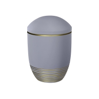WAVE BIO-LEHM Urne flieder gold