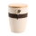 Tonurne Band der N&auml;he Creme mit Apfel-Deckel, inkl. Band der N&auml;he braun