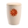 Tonurne Stille Bl&uuml;te Rot, Creme mit Tannen-Deckel
