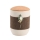 Tonurne Mira Band Creme, inkl. Band Braun und Blume