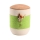 Tonurne Mira Band Creme, inkl. Band Gr&uuml;n und Blume