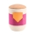 Tonurne Mira Band Creme, inkl. Band Pink-Rot