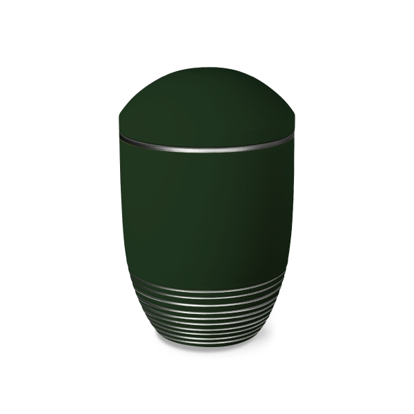WAVE BIO-LEHM Urne jade silber