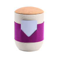 Tonurne Mira Band Grau, inkl. Band Lila-Blau