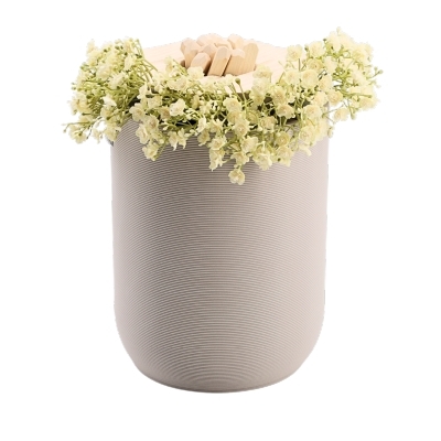 Urne Bl&uuml;te der Erinnerung Grau (Haupt Ahorn)