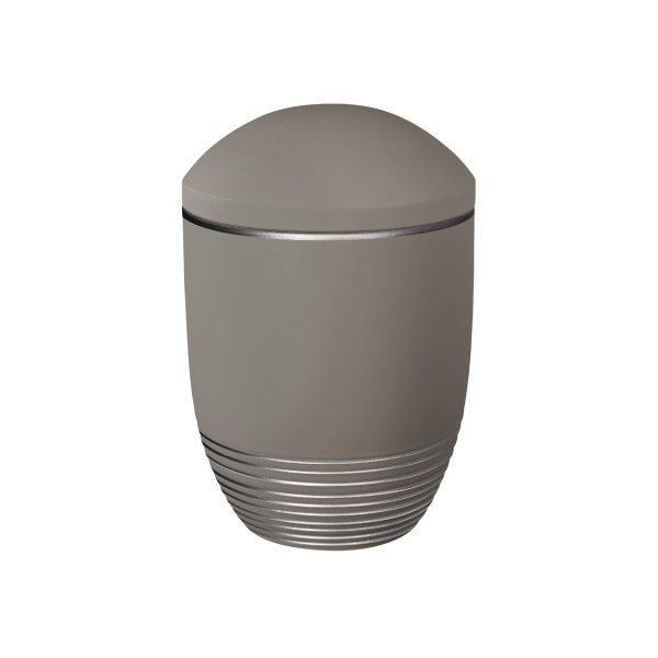 WAVE BIO-LEHM Urne mandel silber