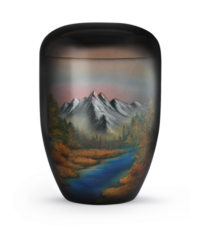 Edition Airbrush, Berge mit Flusslauf, biol. abbaub.