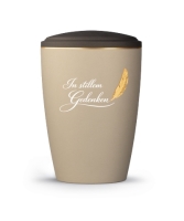 Edition Plumea, Champagner/Siena, goldene Feder