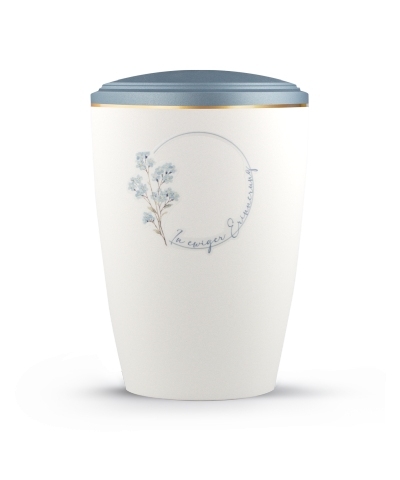 Edition Pure Blossom, Eisblau, "In ewiger Erinnerung"