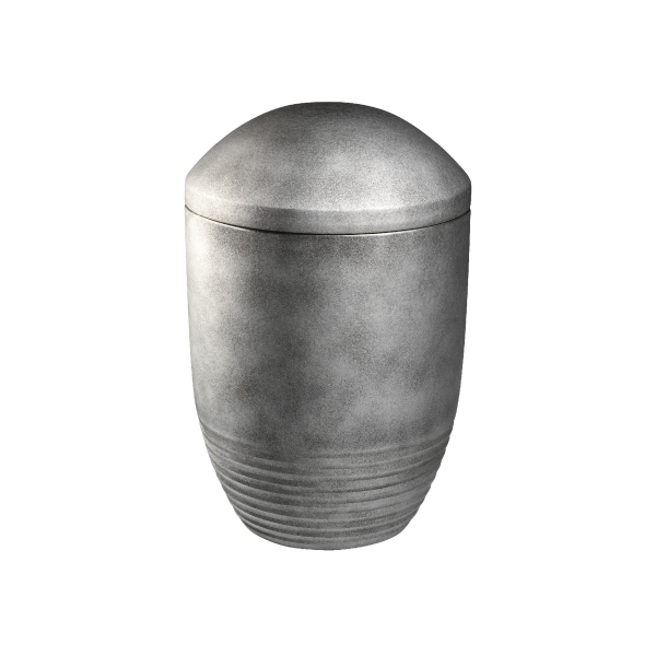 WAVE BIO-LEHM Urne silber uni