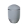 WAVE BIO-LEHM Urne taubenblau silber