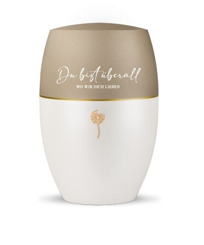 Edition Essence, Spruch und Pusteblume, Velvet Champagner