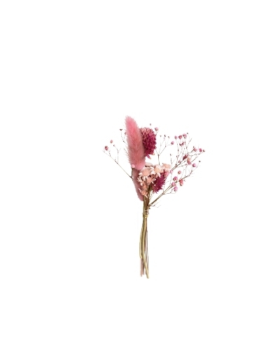 Edition Blomma, Rosafarbiger Trockenblumenstrau&szlig;