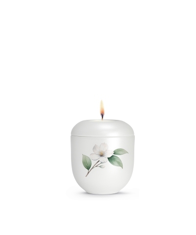 Edition Aurelia, Perlmutt weiss, Apfelbl&uuml;te, Gedenklicht