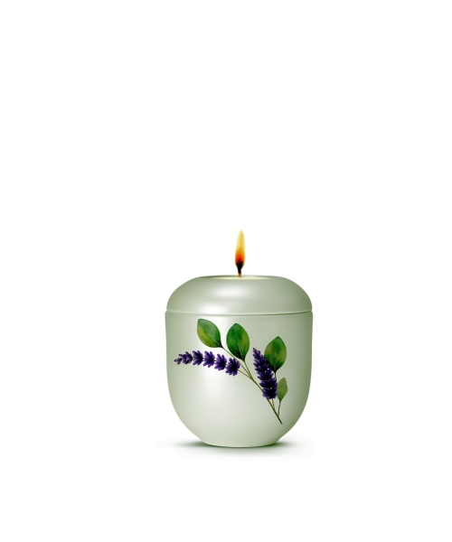 Edition Aurelia, Perlmutt weiss, Lavendel, Gedenklicht