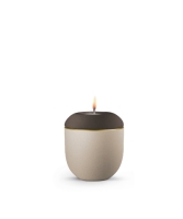 Edition Blomera, Champagner/Siena, Goldband, Gedenklicht