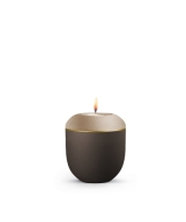 Edition Blomera, Siena/Champagner, Goldband, Gedenklicht