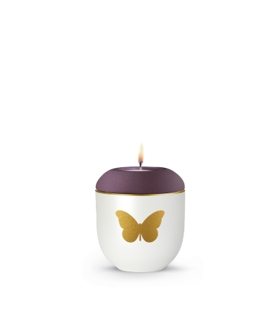 Edition golden Heart, Velvet Berry, Schmetterling, Gedenklicht