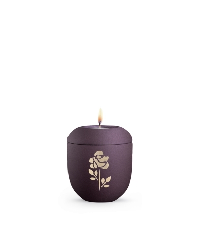 Edition Facette, velvet Berry, Rose, Gedenklicht