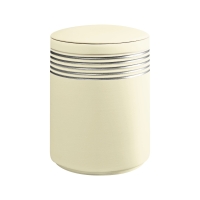 NOVA BIO-LEHM Urne sandbeige silber