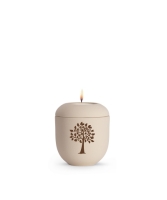 Editon Classique, samton Creme, Lebensbaum, Gedenklicht