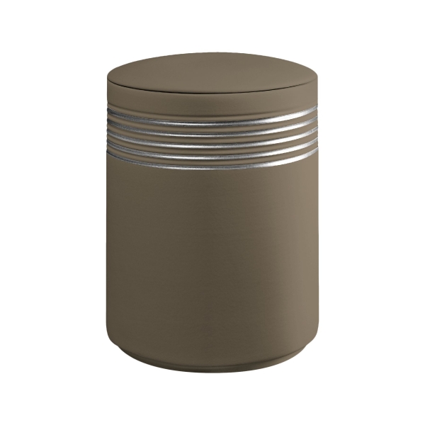 NOVA BIO-LEHM Urne teak silber