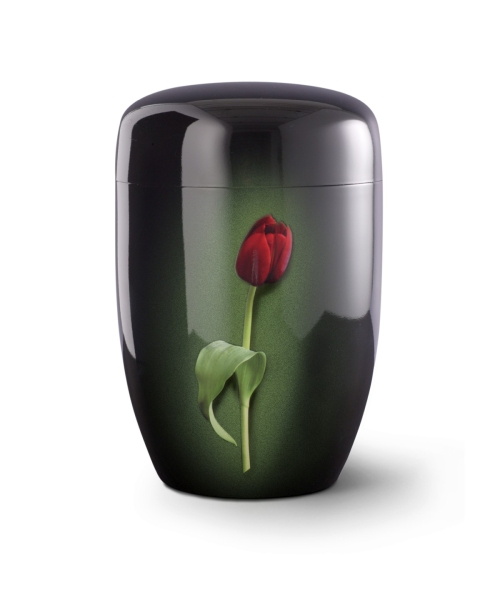 Edition Fleur Noire, Klavierlack schwarz, Tulpe, Cestal